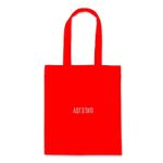 Шоппер красный с вышивкой фото