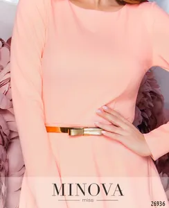 Платье 3107-1-пудра Minova