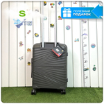 Маленький чемодан IMPREZA GRAPHIC с расширителем, Серый