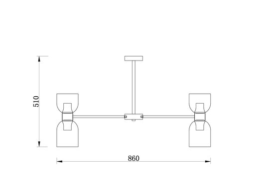 Подвесной светильник Freya FR5203PL-16BS