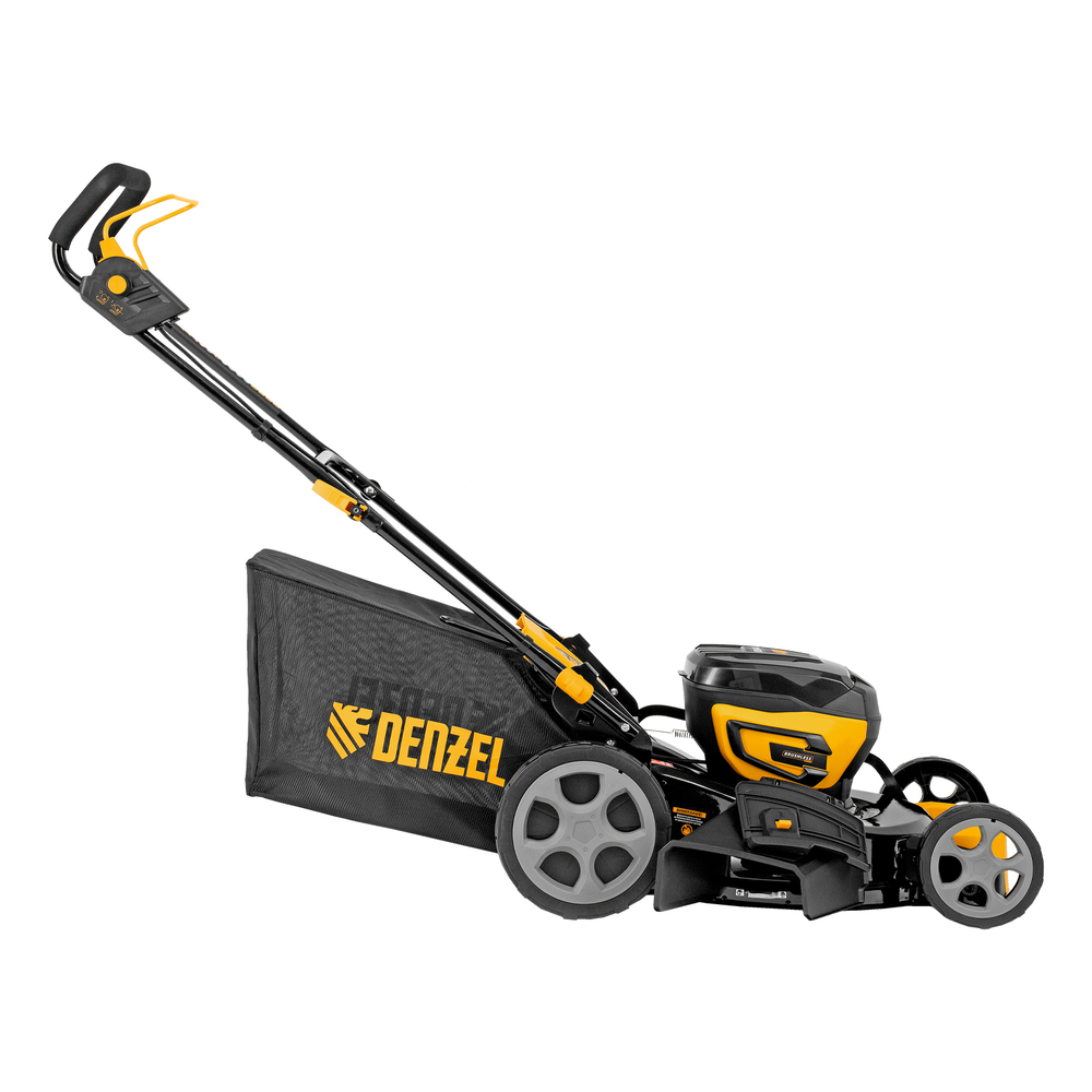 Газонокосилка аккумуляторная бесщет. DLM-460, 460 мм, травосб. 65 л., Li-Ion, 40 В // Denzel
