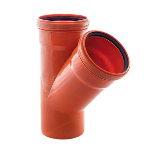 Тройник НК ПП 160/110х45,  коробка,рыжий, РТП (10/1)