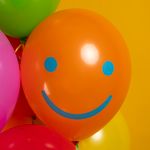 Шар (12''/30 см) Яркие смайлы, Ассорти, пастель, 2 ст, 25 шт.
