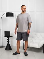 Фуфайка (футболка) мужская Генри-4 Виотекс СЕРЫЙ