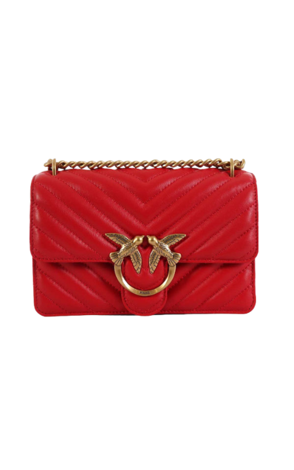 CLASSIC LADY LOVE BAG PUFF - red gold