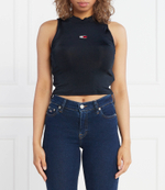 Топ BADGE HIGH NECK TANK Tommy Jeans - темно-синий(DW0DW16117)