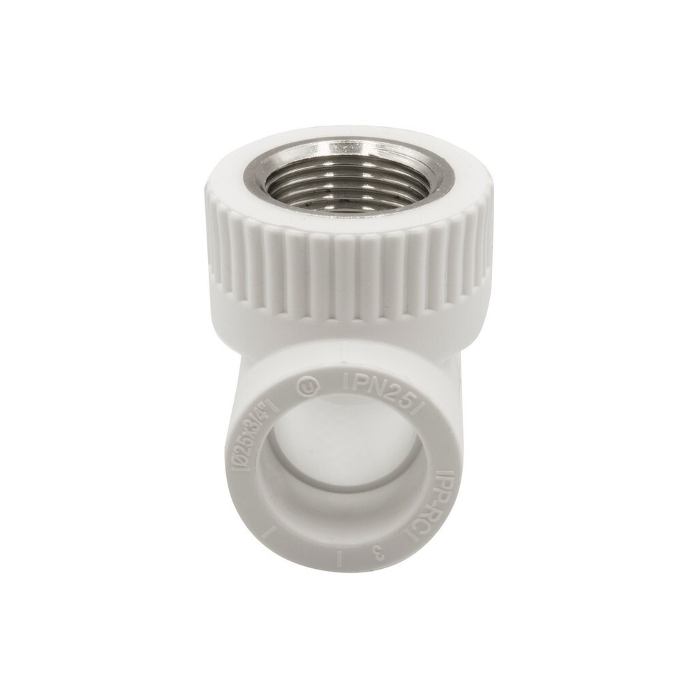 Тройник комб. вн 25х3/4''х25 EVER® plast БЕЛЫЙ (Россия)