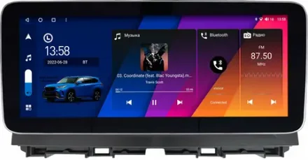 Магнитола Mazda CX-5 2011-2017 - Canbox H-Line 2056 монитор 12.3" QLED в стиле MERCEDES на Android 10, ТОП-процессор, CarPlay, 4G SIM-слот