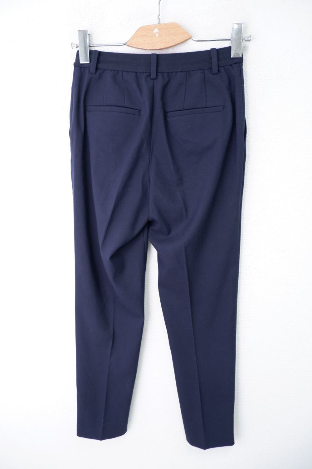 Брюки темно-синие базовые 42-44 размер