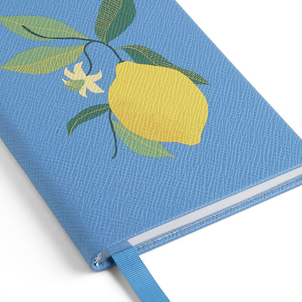 Smythson Блокнот Pear Chelsea Notebook in Panama Fruits