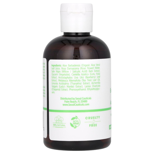 SeoulCeuticals, отшелушивающий тоник, для жирной и склонной к акне кожи, 120 мл (4 жидк. унции)
