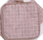 Прихватка 17,5*17,5см «Тоскана», цвет пудровый
