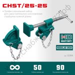 KRAFTOOL CHST/25-25 на профиль 25х50 мм, Набор головок для струбцины (32304)