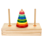 Развивающая игрушка деревянная Сортер на гвоздиках 3 элемента, коробка C-41685