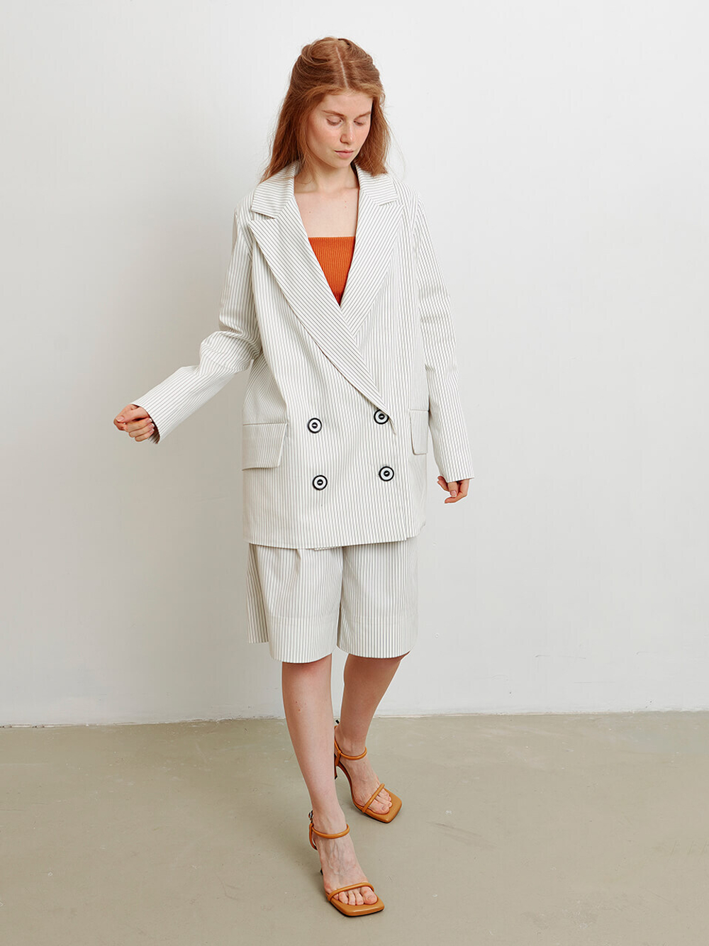 Пиджак Steal White Stripe