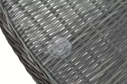 "Эспрессо–150 S" обеденная группа плетеная, цвет графит