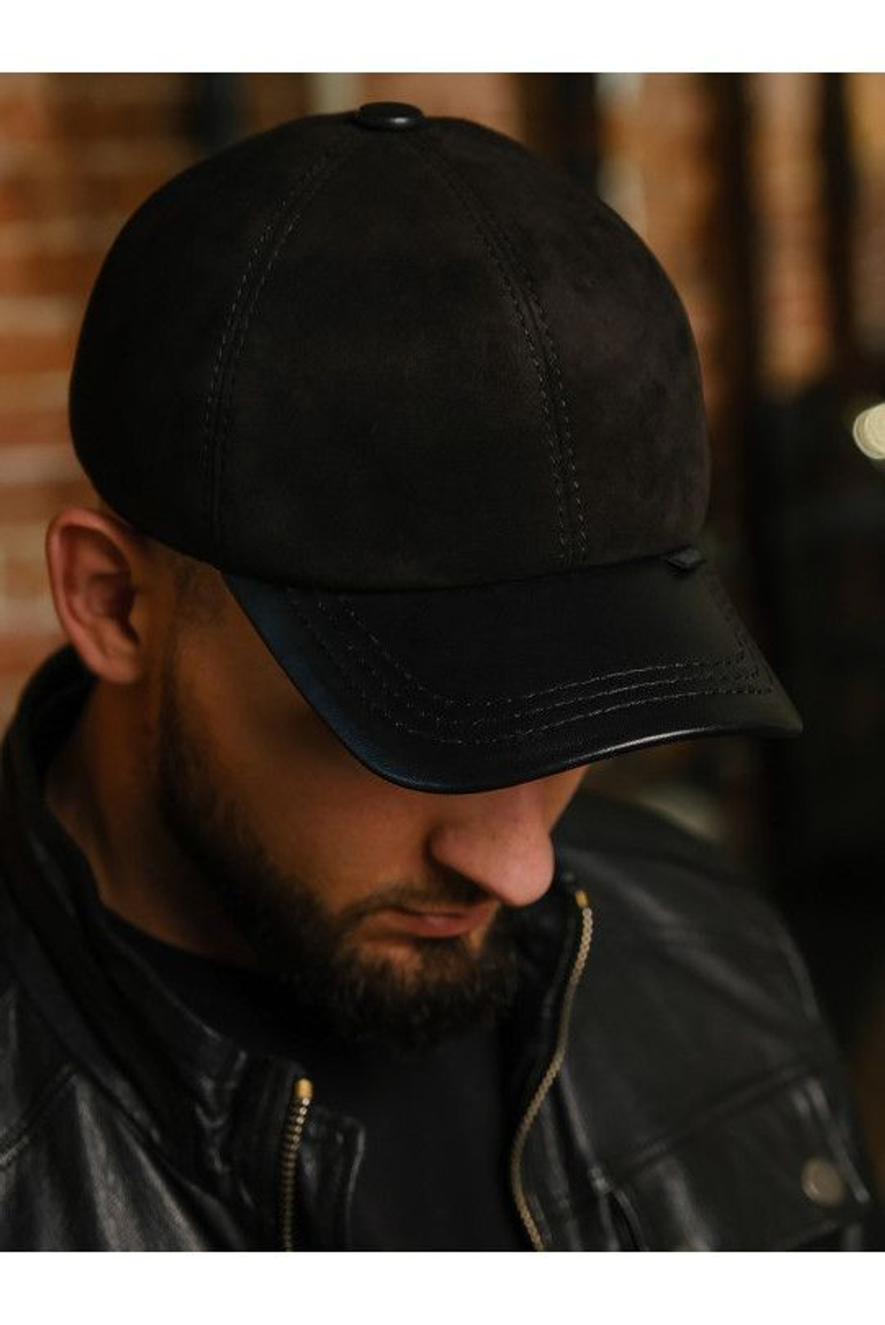 Бейсболка замшевая /Denkor