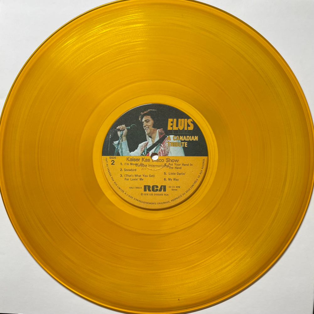 Elvis Presley ‎– A Canadian Tribute (Канада 1978г.) Yellow