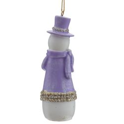 GAEM Фигурка декоративная подвесная "Снеговик", L4 W4 H11,5 см, 2в.