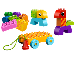 LEGO Duplo: Веселая каталка с кубиками 10554 — Toddler Build and Pull Along — Лего Дупло