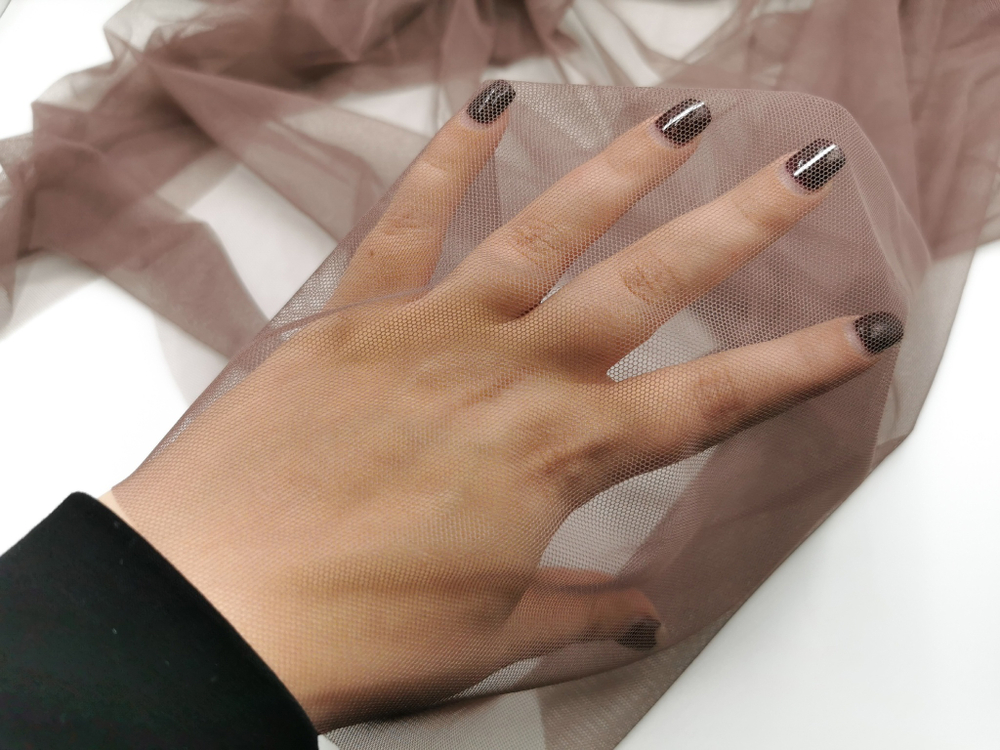 Бюстовая неэластичная сетка, Lauma, перец, Super Soft, (BSM-738)