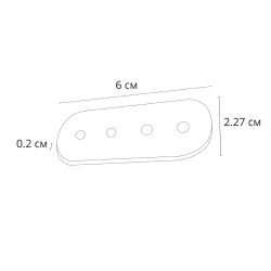 Коннектор прямой для магнитного шинопровода Arte Lamp OPTIMA