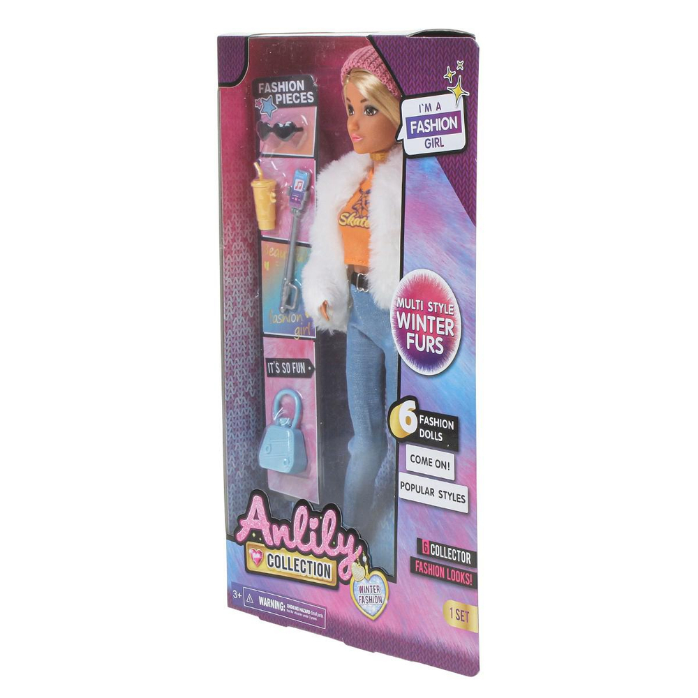 Кукла тип модель, с аксесс. коробка 616359