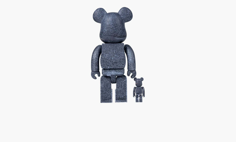 Bearbrick The British Museum Rosetta Stone "100% and 400%"