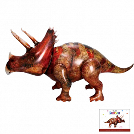 К Ходячая фигура, Динозавр Трицератопс, 46"/118 см, 1 шт. (В упаковке)