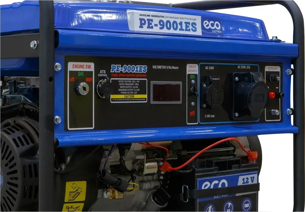 Генератор бензиновый (электростанция) ECO PE-9001ES