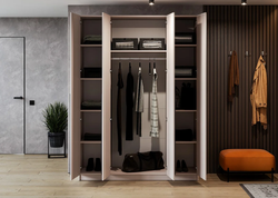 Шкаф четырехстворчатый Берген 1600 (кашемир/кашемир), Интерьер Центр, г.Пенза