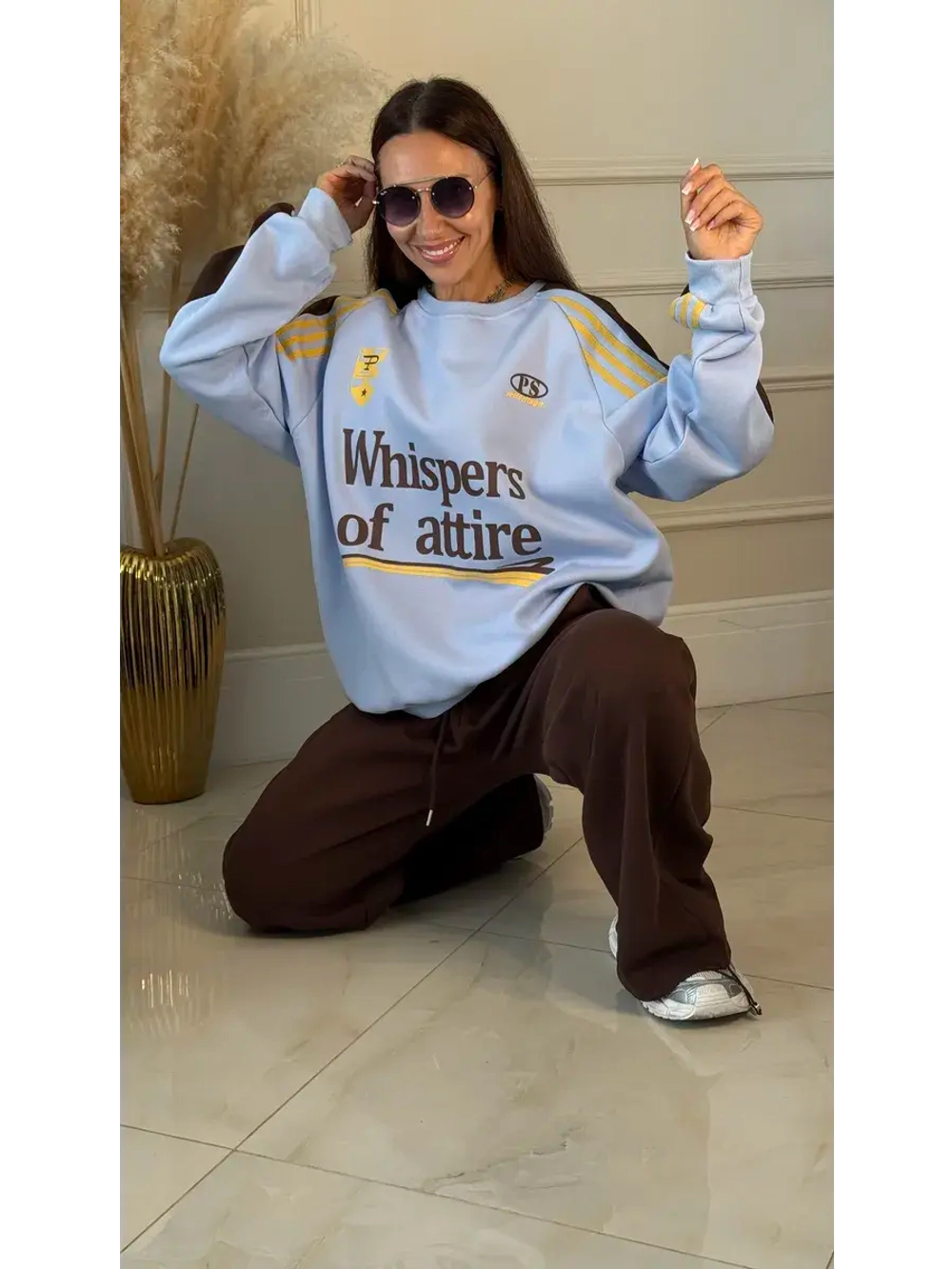 Костюм ATTIRE спортивная двойка свитшот с брюками