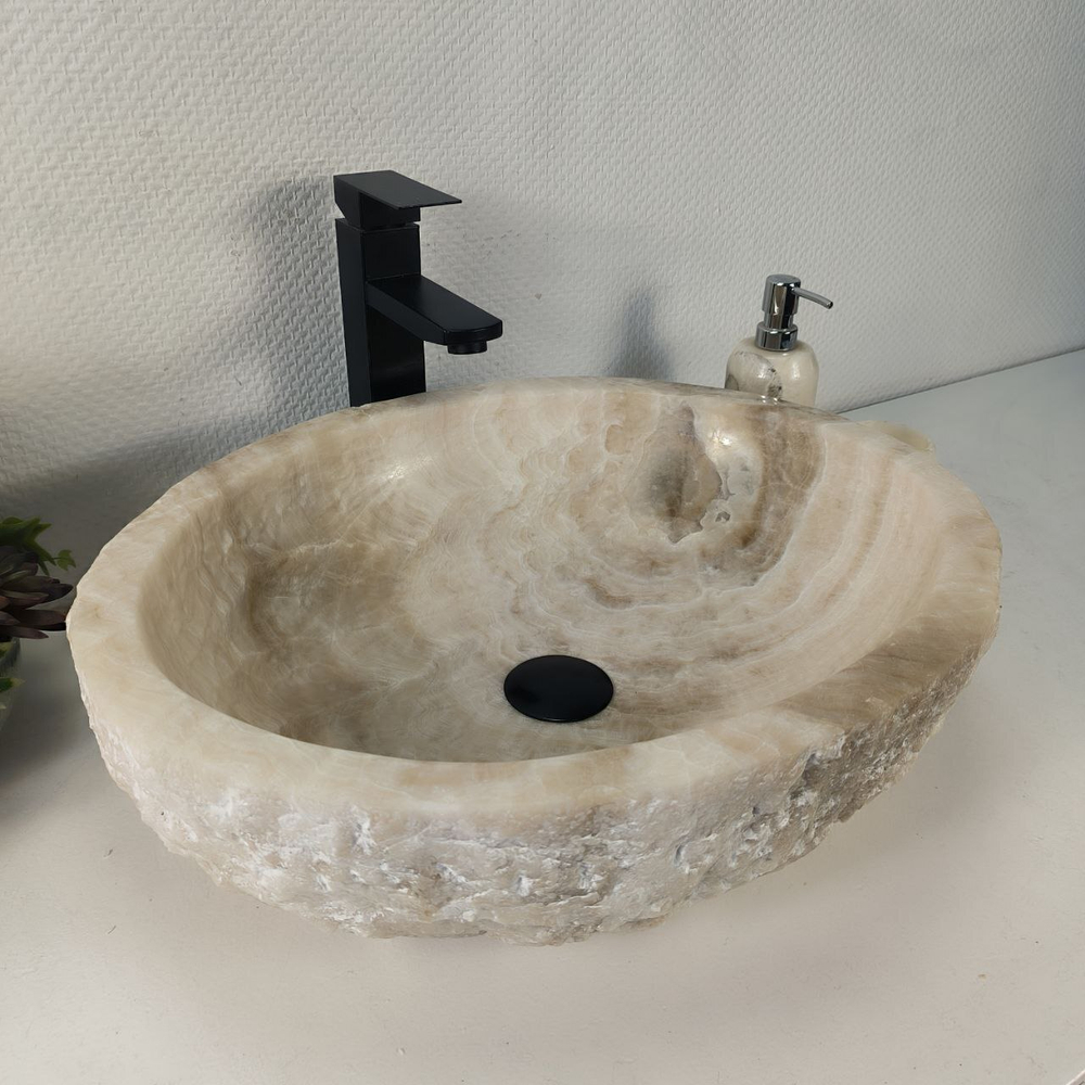 Раковина из оникса Erozy White EO-64267 51*42*15 0213