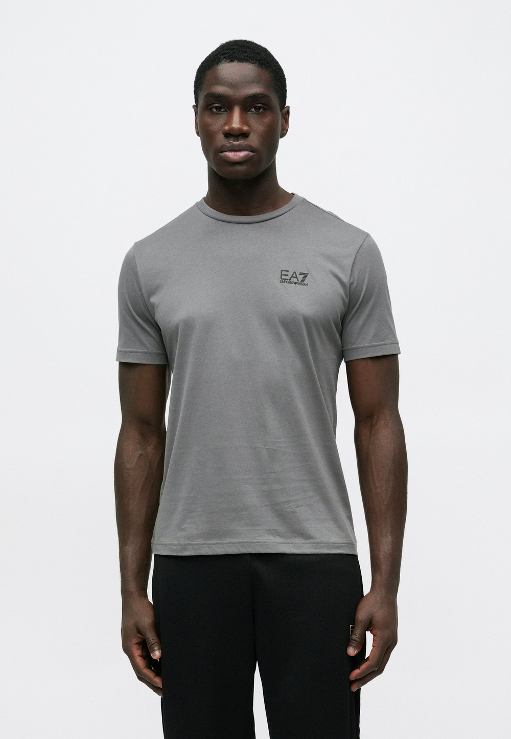 EA7 Emporio Armani UNISEX - Базовая футболка - Серый