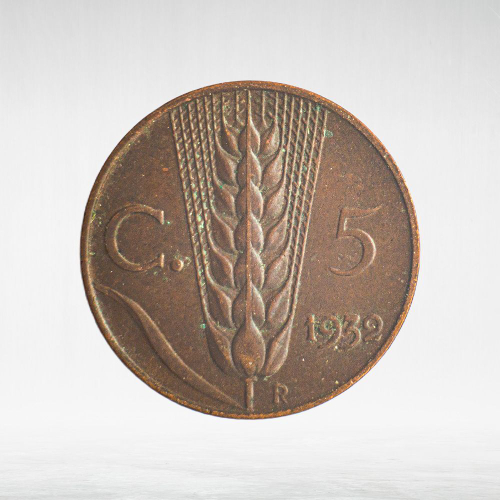 Italy 5 Centesimi 1932 R "Victor Emmanuel III", VF