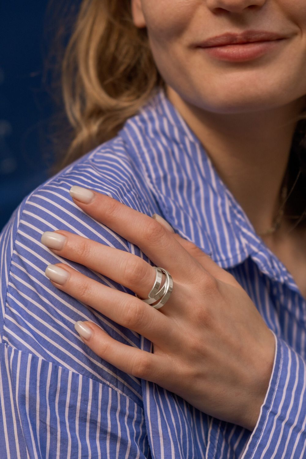 Кольцо Спираль