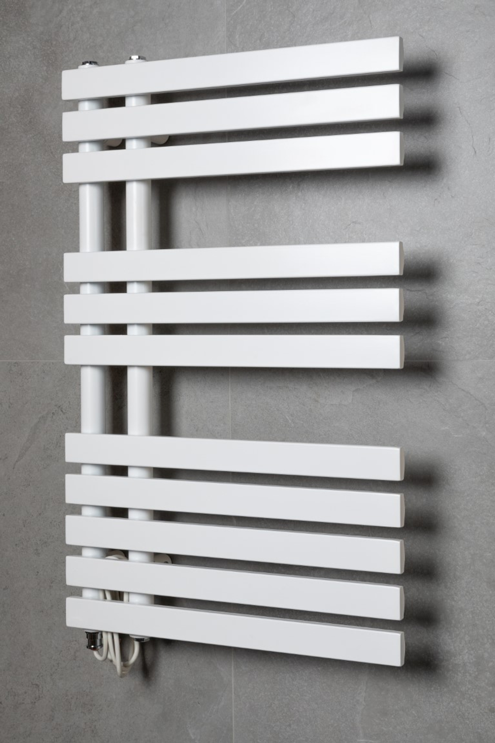 Полотенцесушитель электрический сухой VENTURO MATT WHITE