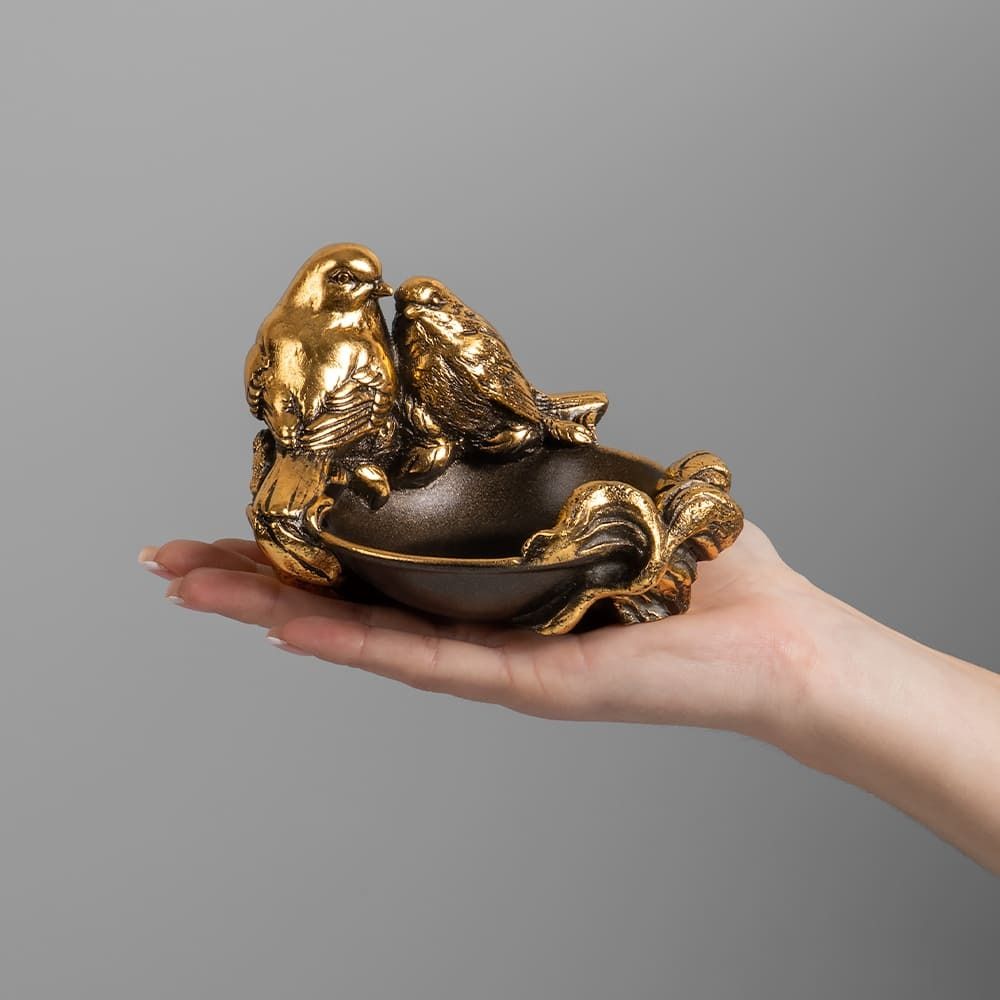 Подставка для украшений Птички Бронза