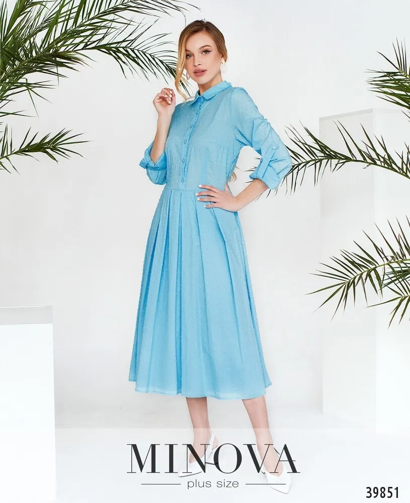 Платье 3151-небесно-голубой Minova