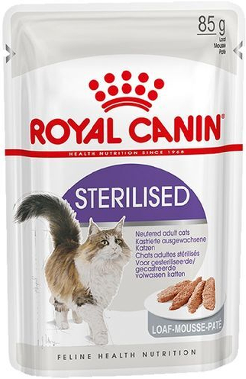 Royal Canin Sterilised (Паштет) Стерилайзд: влажный корм для стерилизованных кошек 85г
