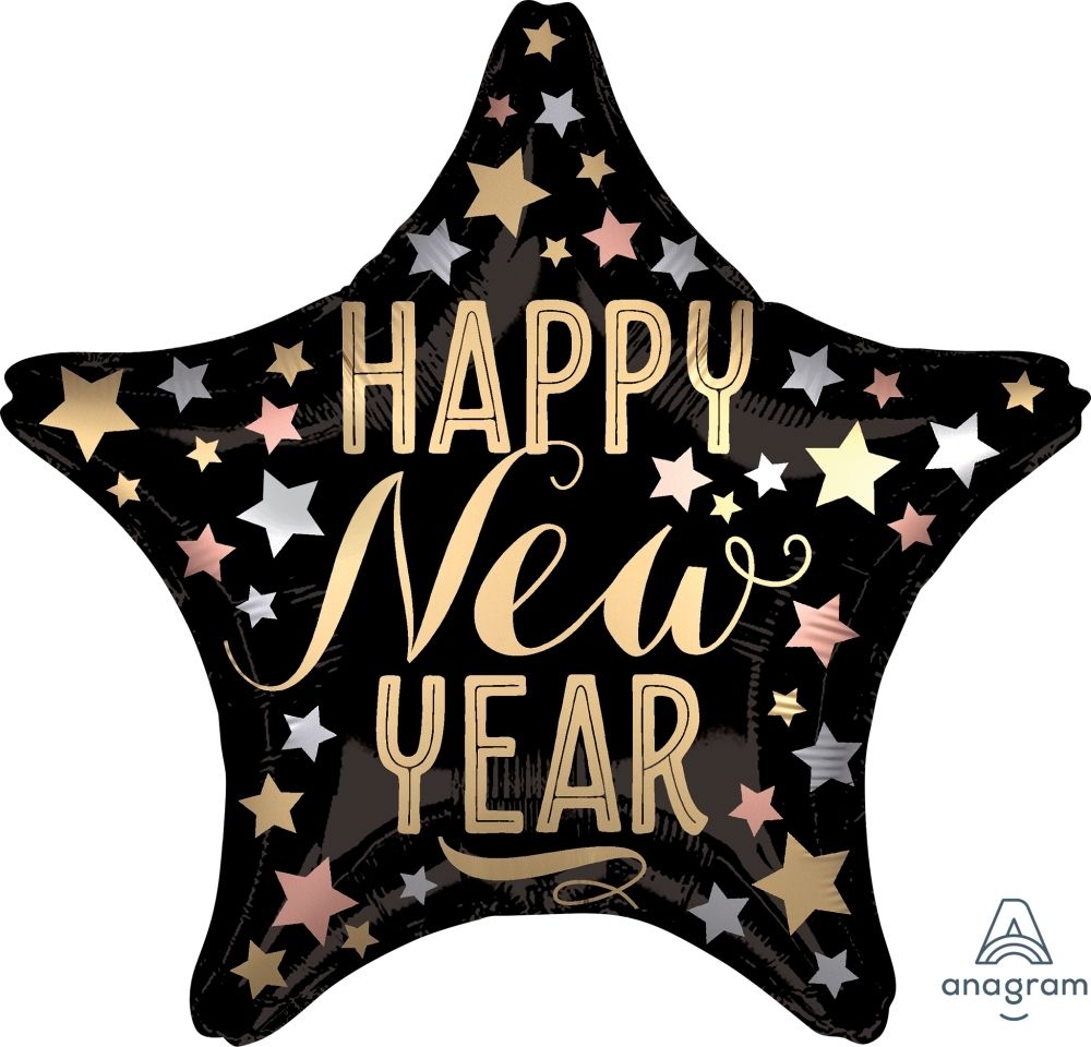 Шар 18" Шар-звезда Новый год (БГ-15) 