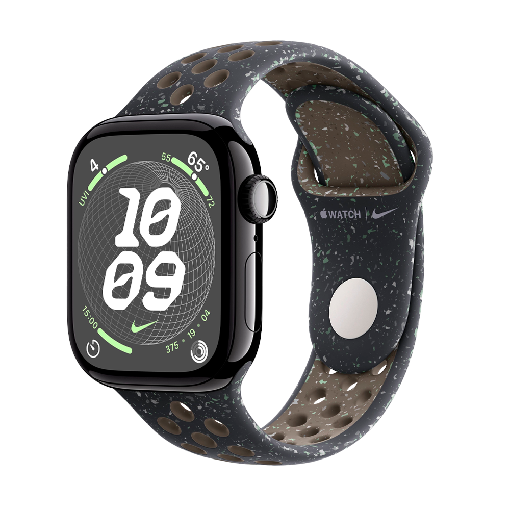 Умные часы Apple Watch Series 9 GPS, 41mm, Aluminium Case with Nike Sport Band S/M, Midnight/Midnight Sky (Тёмная ночь)