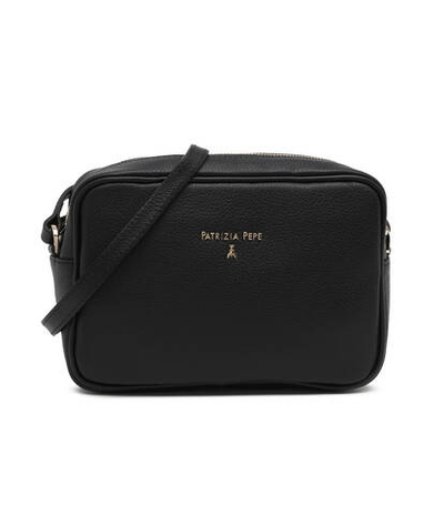 Кожаная сумка-мессенджер Patrizia Pepe - черный(CB8985 L001)