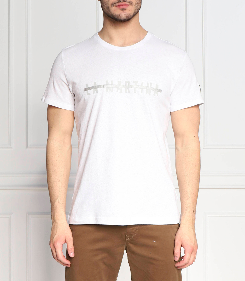 футболка La Martina - белый(VMR302 JS357)