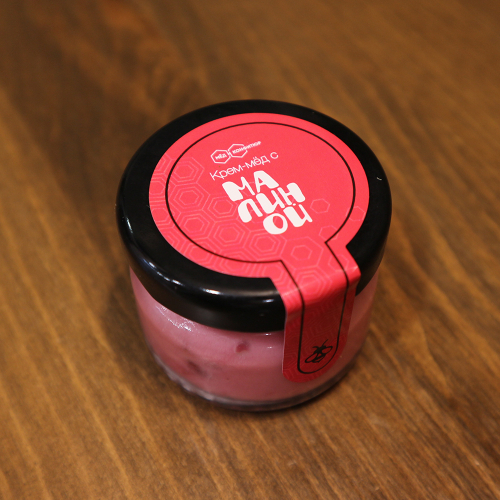 Купить Крем-мед с малиной