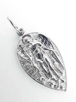 Подвеска "Ангел Хранитель", славянский оберег, родированная, серебро 925*