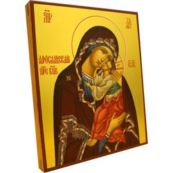 Ярославская Божия Мать. Рукописная икона.