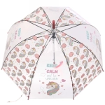 Зонт-трость женский купол «Единорог» микс 4 цвета, 8 спиц, d-82см, длина в слож. виде 82см