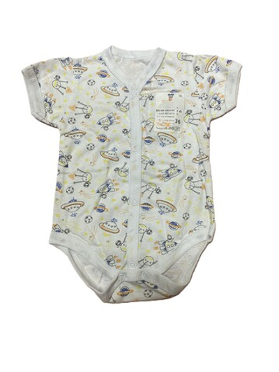 Боди короткий рукав на кнопках из кулирки (100% хлопок) на рост 56 см