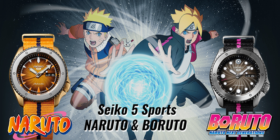Seiko 5 Sports встречает НАРУТО и БОРУТО.
